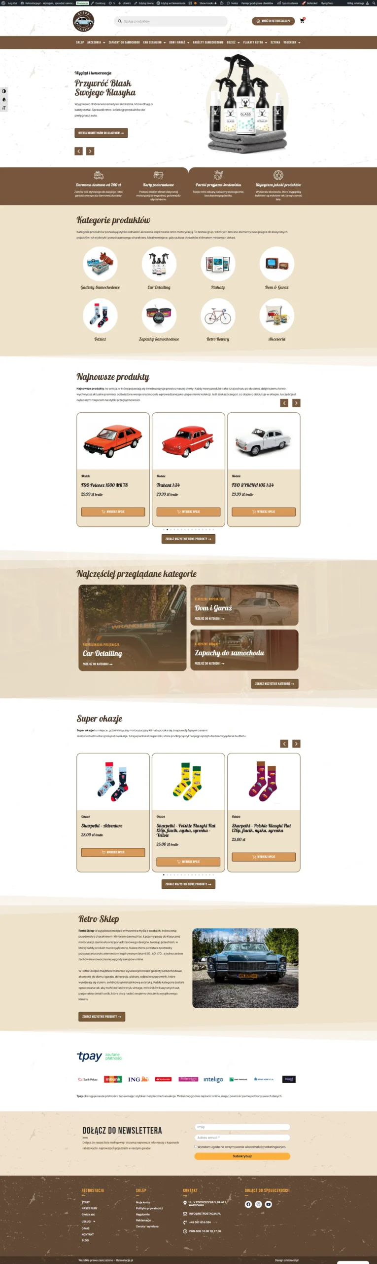 sklep internetowy retro motoryzacja