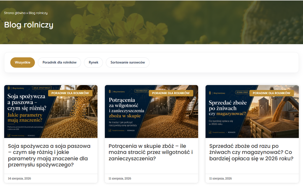 blog odpowiadający na pytania Klientów