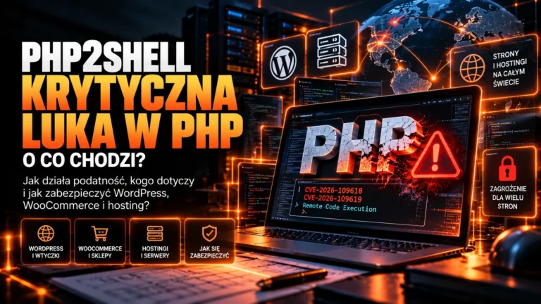 PHP2Shell – krytyczna luka bezpieczeństwa PHP, zagrożenie dla stron WordPress i serwerów hostingowych.