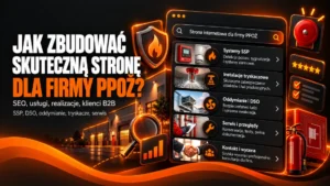 Strona internetowa dla firmy PPOŻ - poradnik z budowy strony internetowej